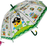 J.S ONDO Paraguas Transparente Bastón Plegable, 50cm Cerrado de NIÑO O NIÑA, Automático, 8 Varillas Resistente Al Viento,DIBUJO ANIMADO - details 8