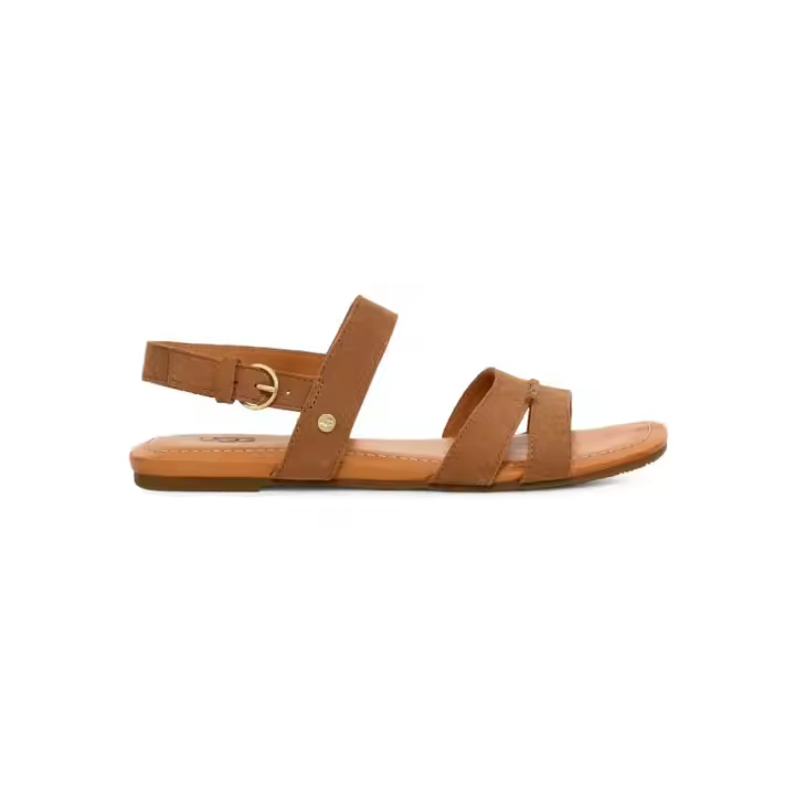 Sandalias Planas UGG Kaitie Slingback de Piel de Oveja - 1