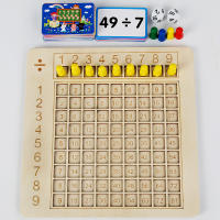 Juego De Tablero De Multiplicación Montessori De Madera Para Niños Juguete Educativo De Conteo Y Razonamiento Interactivo Edad Recomendada 6-12 Años - details 11