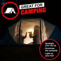 Linterna Táctica LED De Alta Potencia 5 Modos De Luz Con Zoom Portátil Impermeable Para Camping Caza Exterior Hiking Aleación De Aluminio - details 5