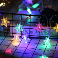 Cadena De Luces Estelares 1.5M/3M Para Acampar Al Aire Libre Luz De Ambiente Con LED Piloto Autocontenida Forma DIY - details 0