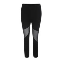 Pantalones De Yoga Para Mujer Transpirables De Malla En Verano Con Cintura Elástica Para Running Y Fitness Pantalones Deportivos De Longitud Media - details 5