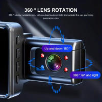 Cámara De Coche 1080P Con WiFi Y Doble Lente 3 Pulgadas Grabadora De Video Ciclo De Repetición Sensor G Monitoreo De Movimiento Para Black Box Accesorios De Vehículo - details 7
