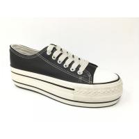 Zapatillas de lona mujer KTEY 46 CZ-787 BASQUET DOBLE PISO NAPA BLACK 29689 XL - details 1