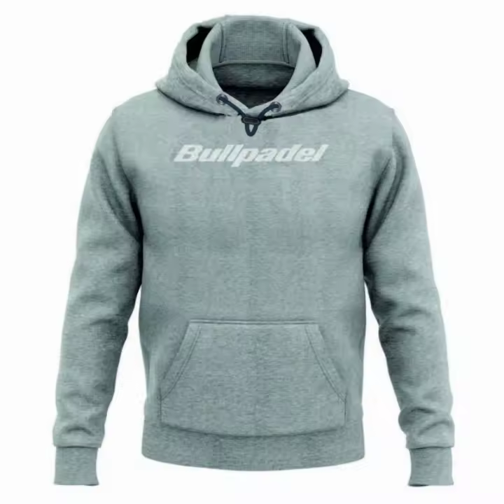 Sudadera Bullpadel Breco Gris Medio Vigore - 1