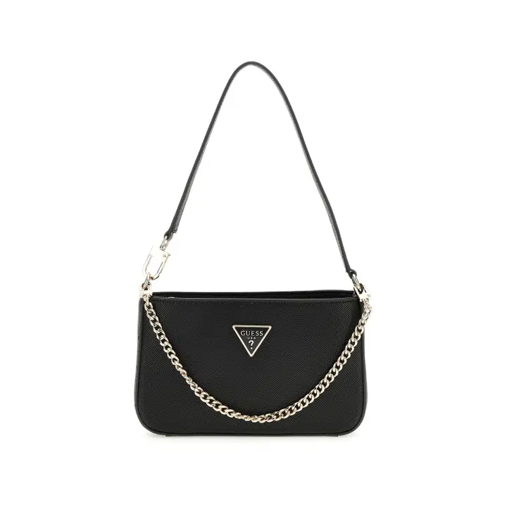 BOLSO GUESS NOELLE MINI TOP ZIP BLACK - 1
