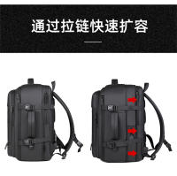 Mochila de viaje expandible para hombre, mochila multifuncional de gran capacidad para equipaje, mochila de viaje de corta distancia, mochila escolar - details 6