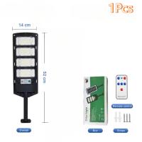 Lámpara Solar LED De Alta Potencia Para Exteriores Iluminación De Calle Dusk to Dawn Impermeable Seguridad Del Jardín Instalación De Montaje Moderno Estilo Uso Festivo - details 3