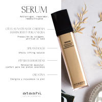 Atashi Cofre Ritual Reparador Antiedad | Sérum Redensificante Antiarrugas, 50 ml + Contorno de Ojos Antiarrugas, 15 ml + Gua Sha Spoon | Tratamiento Antiarrugas Profundas - details 2