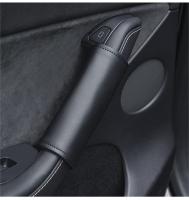 4PCS Cubierta Protectora De Manija Interior De Puerta Para Tesla Model 3/Y En Cuero PU Accesorios De Auto Para Estilo Interior - details 9