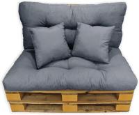 Cojines Sofá Palets. Conjunto 4 Piezas para Palet, Asiento 120x80 cm + Respaldo + 2 Cojines. Cómodo y Elegante para Interior y Exterior. NO Incluye PALETS - details 2
