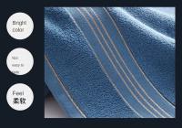 Toalla Gruesa De Algodón Puro Absorbente Y Secado Rápido Toalla Facial Suave Para El Hogar Y El Baño 1 Pieza - details 4