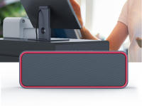 Altavoz Bluetooth portátil, altavoz inalámbrico Bluetooth 5,0 with Graves Estéreo 3D Hi-Fi, Badería Integrada de 1500 mAh, 12 horas de reproducción (Rojo) - details 3