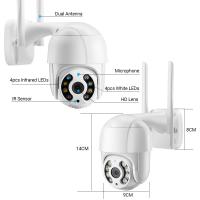 Cámara De Seguridad IP PTZ Ultra HD 4K 8MP Wifi H.265 Con Seguimiento Automático Zoom Digital 5x Detección De Movimiento AI Visión Nocturna Color - details 2