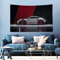 Bandera De Decoración Para Habitaciones Con Diseño De Porsche 911 GT3 Origen China Madera De Bambú Sin Embalaje Peso Nulo - details 3