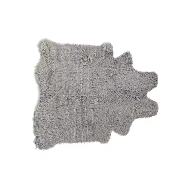 ALFOMBRA POLIESTER 160X150X2 550 GSM, PELOS GRIS TX185879 - 1