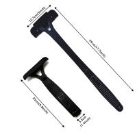 Afeitadora De Seguridad Con Mango Largo Plegable Para Cuerpo Trimmer De Pelos Epilador De Espalda Para Hombres Herramienta De Eliminación De Pelos Para Piernas Y Espalda - details 1