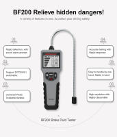 OBDResource Tester De Fluido De Frenos Para Coche BF200 Analizador De Hidrocarburos Con Pantalla Digital Para DOT3 DOT4 DOT5.1 - details 2