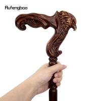 Bastón De Madera Marrón Eagle Para Moda Y Fiesta De Disfraz De Vampiro 93cm Tapa De Goma Mango De Cerda De Mano Para Caminar Y Halloween - details 7
