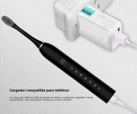 Brauseador Eléctrico Ultrasonido Automático Inteligente Para Adultos Cepillo De Dientes Con Múltiples Modos De Limpieza Impermeable Fácil De Transportar Con Cepillo Suave De Piel De Oveja Ultra Fina - details 8