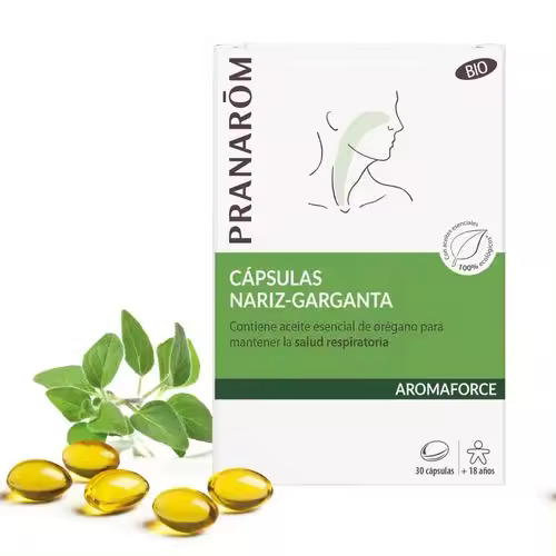 Pranarom AROMAFORCE Capsulas Nariz Garganta 30 caps - 1