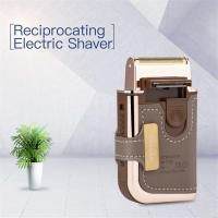Afeitadora Eléctrica Profesional Para Hombres Recargable Trimmer De Barba Portátil Mini Cuero Cuchilla De Afeitar Cómodo Velocidad Fija - details 1