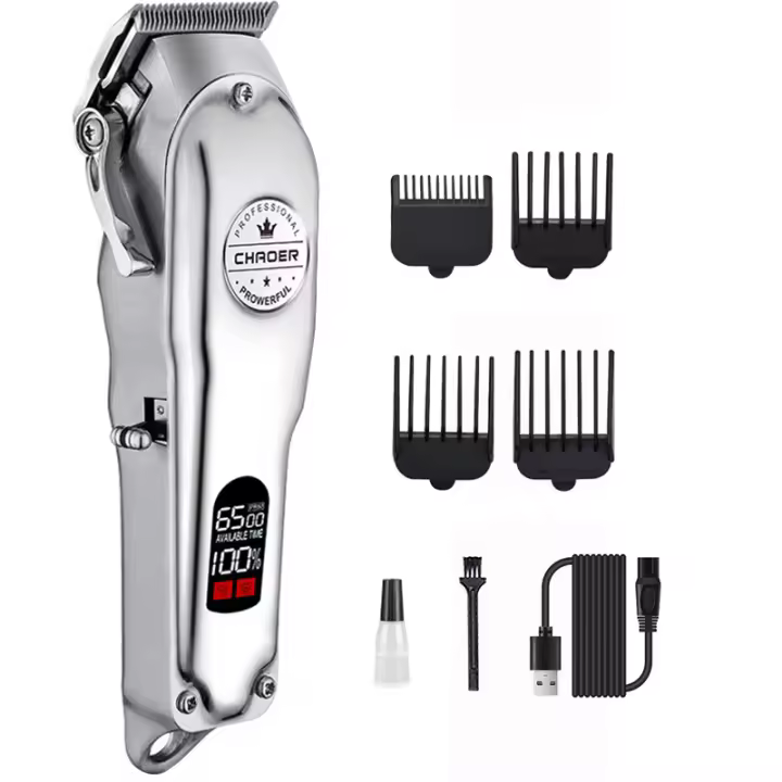 Cortador De Pelo Para Perros Profesional Recargable Todo Metal Trimmer De Gato Peluquería Para Puppies Bajo Ruido - 1