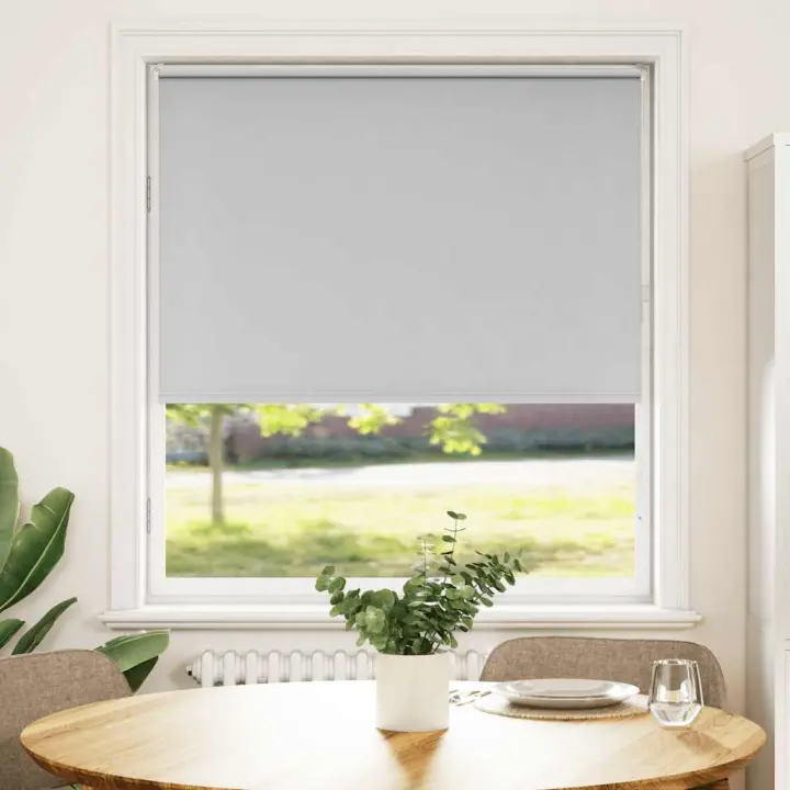 Estor Enrollable Opaco gris claro 115x150 cm Tela Ancho 110,7cm - 1