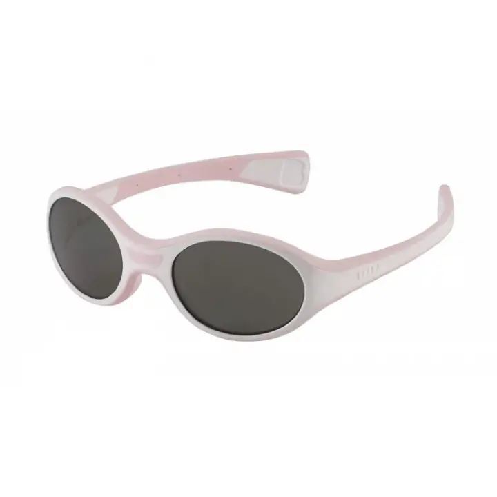 BEABA - Gafas de sol ergonómicas para bebés y niños pequeños - Color rosa -  Diseñado para permanecer seguro en la cabeza del bebé - Estuche y paño de limpieza incluidos - Ligeiro y cómodo - 1