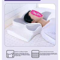 Almohada De Espuma De Memoria En Forma De Mariposa Alivio Del Dolor Cervical Ortopédica Para El Descanso Y El Sueño - details 16