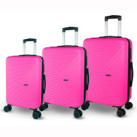 DreamTravel Juego de Maletas a Rayas (20"+24"+28") - ABS Liviano con Ruedas 360° Silenciosas, 7 Colores Vibrantes ¡Perfecto para Viajes Familiares y Aventuras! - details 5