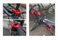 NFOX GT268 Freno De Disco Para Bicicleta MTB Freno Hidráulico De Rueda De 160mm Freno De Aceite Rojo Y Negro Para Montaña Partes De Bicicleta - details 14