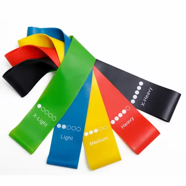 Set De Bandas De Resistencia TPE Ejercicio De Fortalecimiento Muscular Yoga Equipo De Gimnasio Lazo Elástico De Goma Fitness Para Cintura Piernas Y Brazos - 1