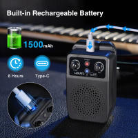 Amplificador De Guitarra Eléctrica LEKATO Con Ajuste De Voz Y Hablador Portátil Plug-in Con Effecitos De Reverb Distorsión Y Overdrive - details 13