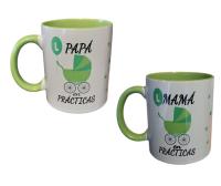 Packs para Regalar a Padres y Madres PRIMERIZOS Kit Chupete + 2 Tazas + 2 Llaveros REGALO RECIÉN NACIDO PADRE MADRE REGALO PRIMERIZOS - details 0