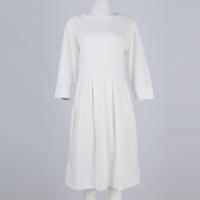 Vestido Para Mujer Traf 2024 De Manga 3/4 Casual Y Elegante Con Bolsillo Y Cierre Trasero Vestido Femenino De Organza Mid-calf Para Todas Las Temporadas - details 30