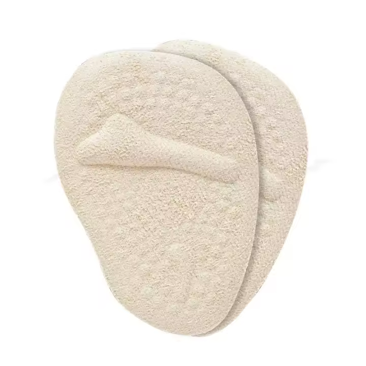 Suela De Silicona Media Para Mujer Almohadillas De Mezquita Alivio Del Esfuerzo En La Parte Delantera Del Pie Cómodas Y Antideslizantes Absorción De Choque Para Zapatos Cuidado Del Pie - 1