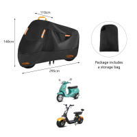 Cubierta De Motocicleta 210D Impermeable Y Antiviento Con Cierres Para Bicicleta Scooter Cubierta De Lluvia Motocross Universal Protección Al Aire Libre - details 7
