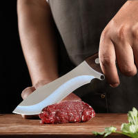 Cuchillo De Cocina Profesional Para Carne Y Frutas Hoja De Acero Inoxidable Mango De Madera Eco-amigable Uso Versátil En Cocina Y Camping - details 5