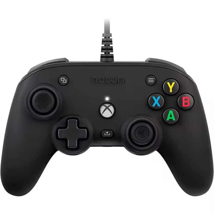 Mando Con Cable Nacon Pro Compact Negro Xbx - 1