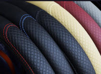 SEAMETAL Funda Para Volante De Microfibra Cuero Universal Tamaño 37-39CM Antideslizante Transpirable Protector Para Coche Negro Rojo Azul - details 4