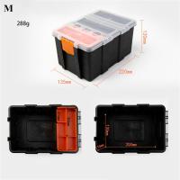 Caja De Herramientas Portátil De Plástico Para Almacenamiento De Piezas Combinación De Grillas Caja De Almacenamiento De Tornillos Y Reparación De Herramientas - details 0