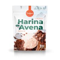 Harina de Avena en polvo  Pack de 2 Unidades  Sabor Brownie  1KG  Ideal para Tortitas de Avena  Rica en fibra  Contiene grasas saludables  Versátil en la cocina  TORAFOOD - details 1