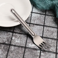 Cuchara De Titanio Portátil Para Camping Y Senderismo Con Mango Largo Accesorios De Picnic Ecológicos Utensilios De Cocina Para Al Aire Libre - details 7