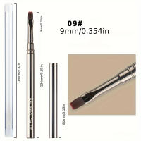 Pack De 12 Pinceles De Uñas De Acero Para Líneas Largas Detalles Finos Dibujo Fino Coloreado Delicado Tamaño Como En La Imagen - details 8