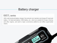 Cargador De Batería Para Coche Y Motocicleta Automático 5000mA 6V/12V Con Pantalla LCD Inteligente Carga Rápida De Energía Para Coche Y Motocicleta - details 0