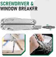 Daicamping DL30 Conjunto De Herramientas Multifuncionales Con Cuchillo Martillo Destornillador Tijeras Y Otras Partes Interchangeables Herramientas Manuales De Alta Calidad - details 6
