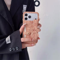 Funda De Teléfono De Imitación De Corazón Con Pulsera Para iPhone 17 pro Max 16 pro 15 Cubierta Protectora Vintage En TPU - details 14
