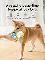 Juguete De Peluche Para Perros Forma De Animales Interactivo Masticable Para Pequeños Y Grandes Perros Perro Pupilo Entrenamiento Accesorios - details 2