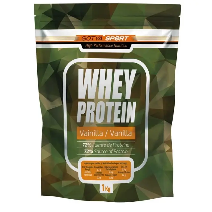 Proteina Whey de suero de leche vainilla Doypack 1 kg Sotya - 1